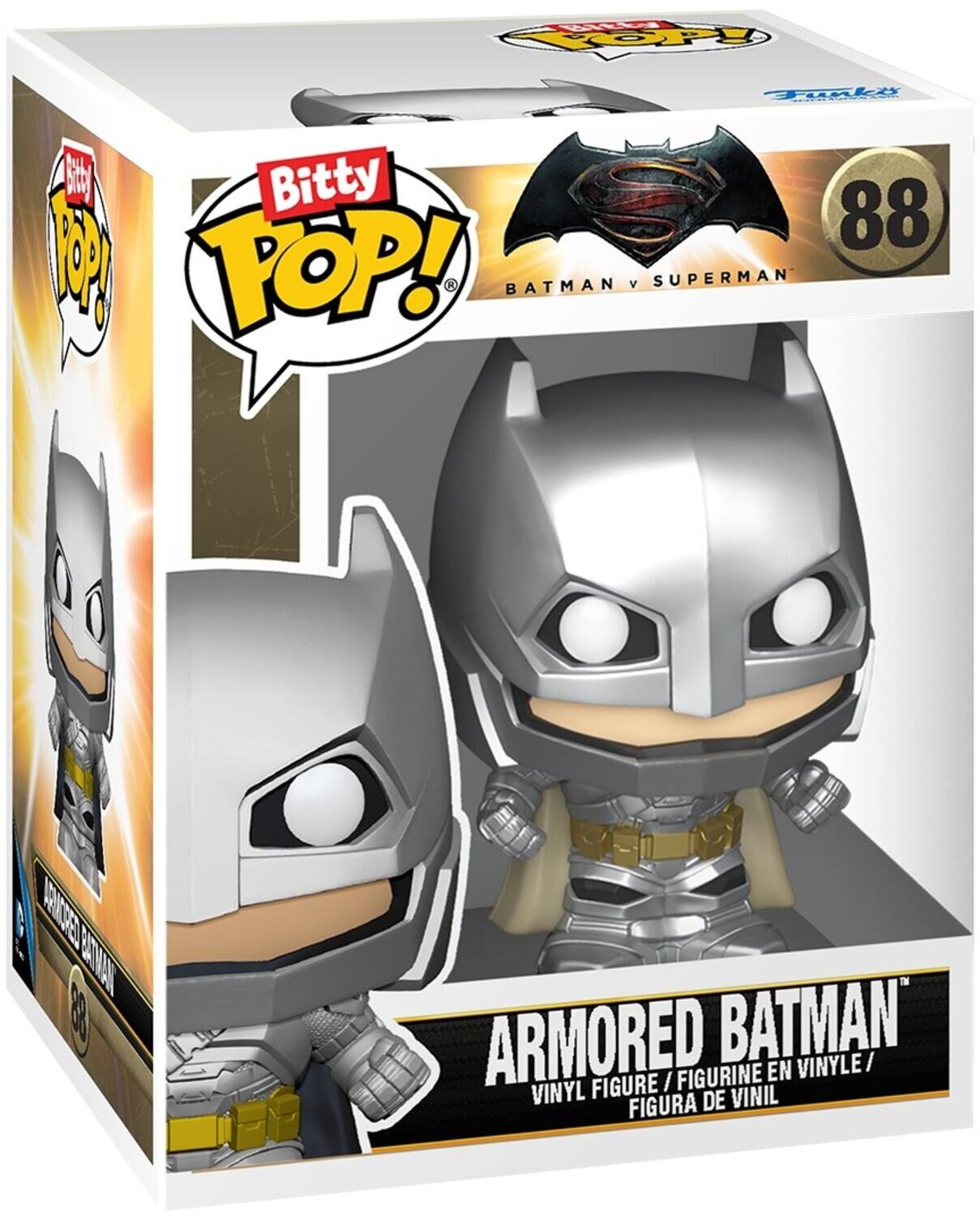 WR RO 1O Fali  1eN B Bitty S 88 W POP! BATMAN V SUPERMAN ICEL DOMAT 886 ARMORED BATMAN VINYLE/ / FIGURINE EN VINYL FIGURE DE VINIL FIGURA