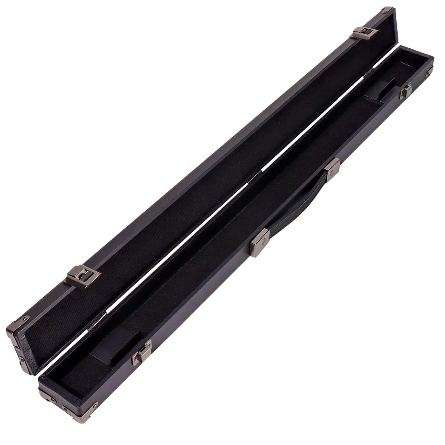 GSE Games & Sports Expert - Billiard Pool Cue Stick Hard Box for 2-Piece Pool Cue Stick - Holds 1 Cue Butt and 1 Cue Shaft - Black