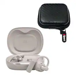 Bundle - JBL - Sense Pro True Wireless Open-Ear Headphones with gSport Case - Gray
