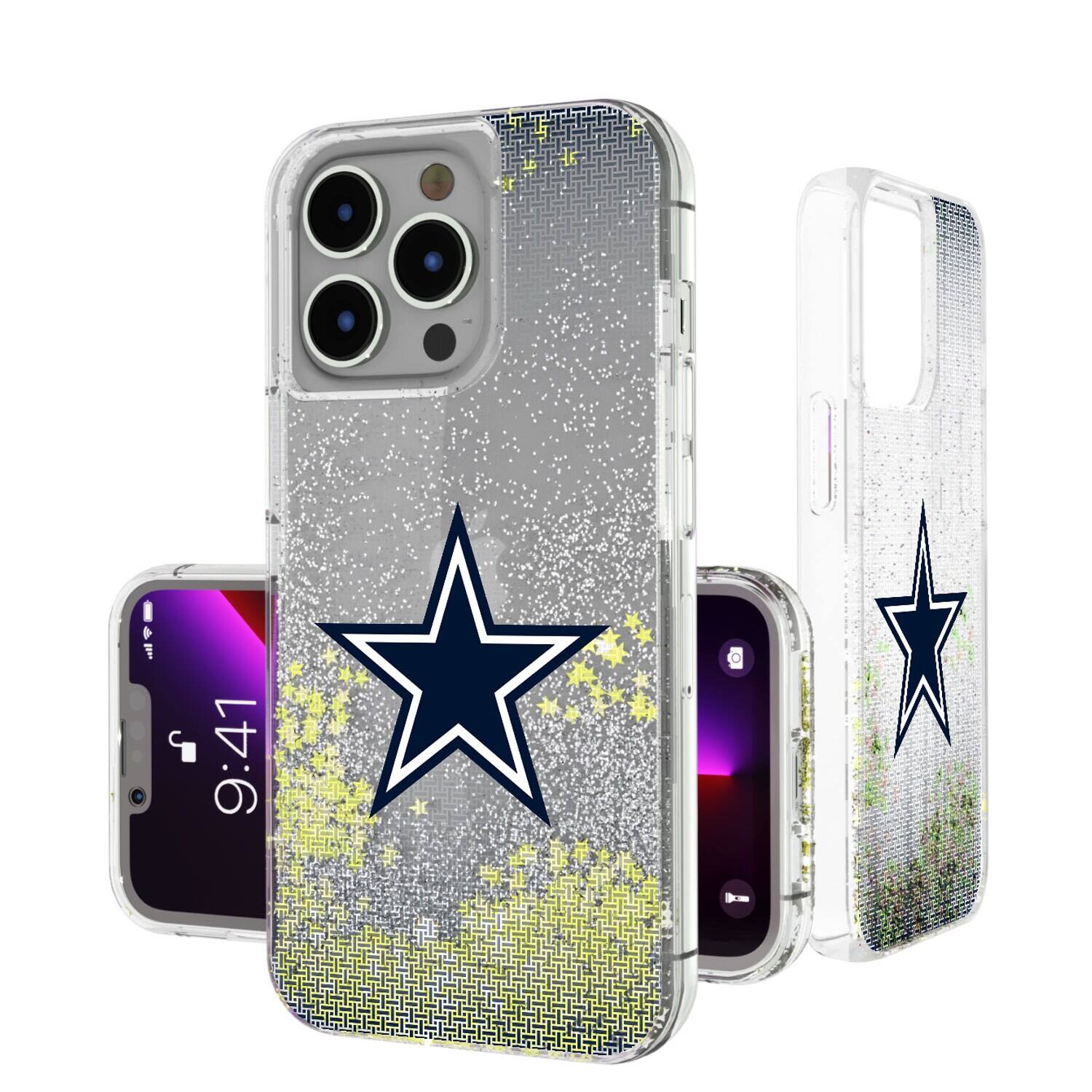 Keyscaper - NFL - Dallas Cowboys Linen Logo iPhone Glitter Case - 16 - Multicolor price history on PriceWatchPro