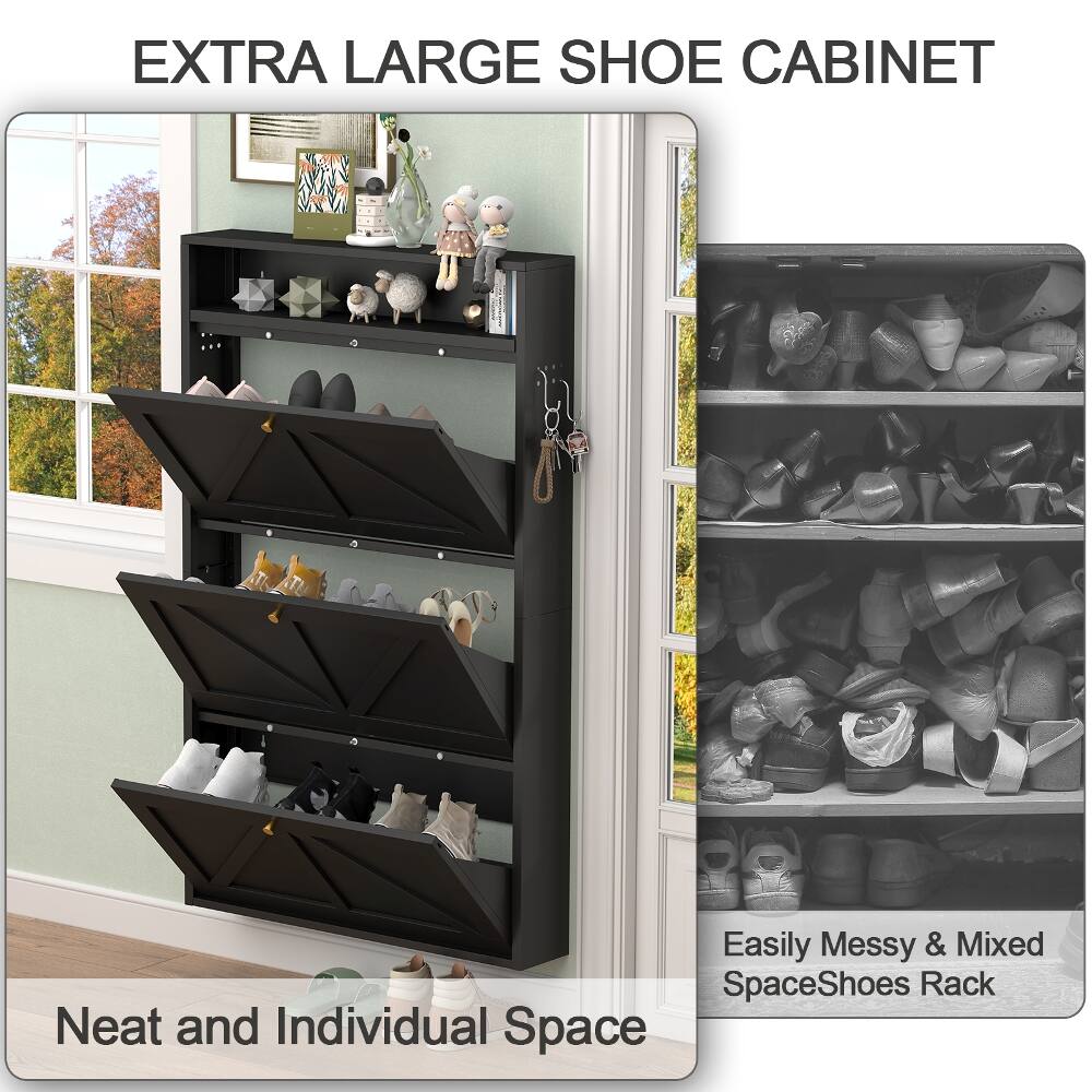 EXTRA LARGE SHOE CABINET

Neat and Individual Space

Easily Messy & Mixed Space Shoes Rack
