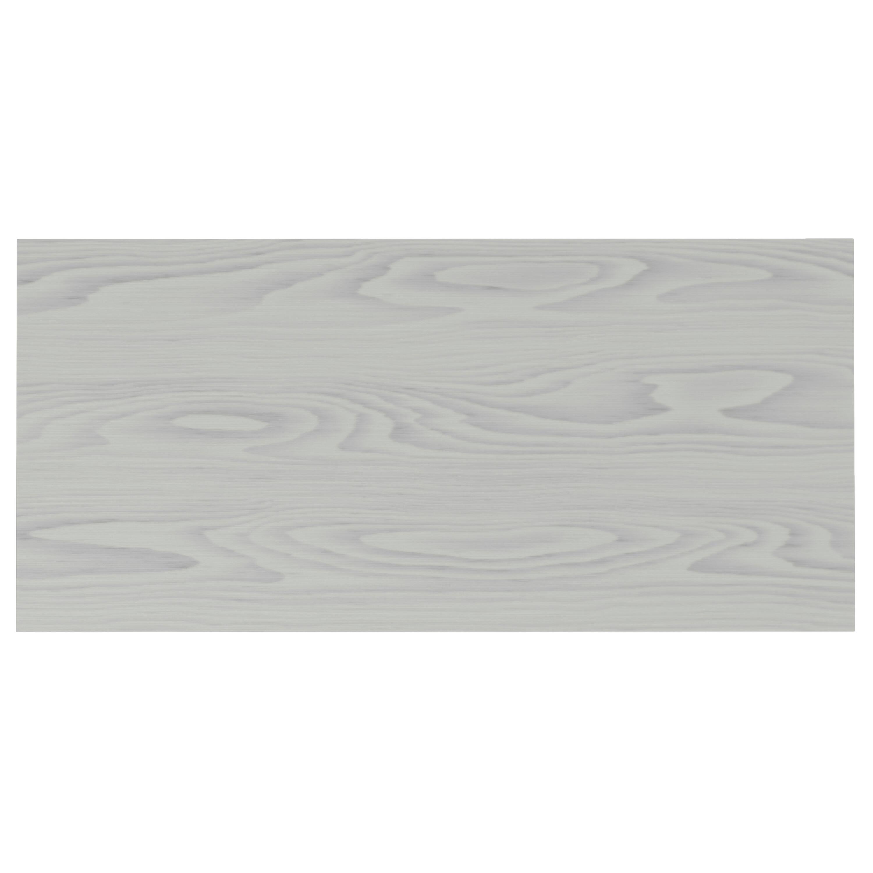 Back. Simpli Home - Amherst 30 inch Wide Solid Wood Transitional 5 Shelf Bookcase in Fog Grey - Fog Grey.