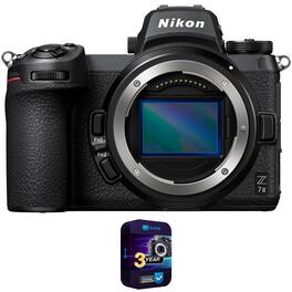 Nikon - Z7II Mirrorless 45.7MP Full Frame Camera Body + 3 Year Extended Warranty