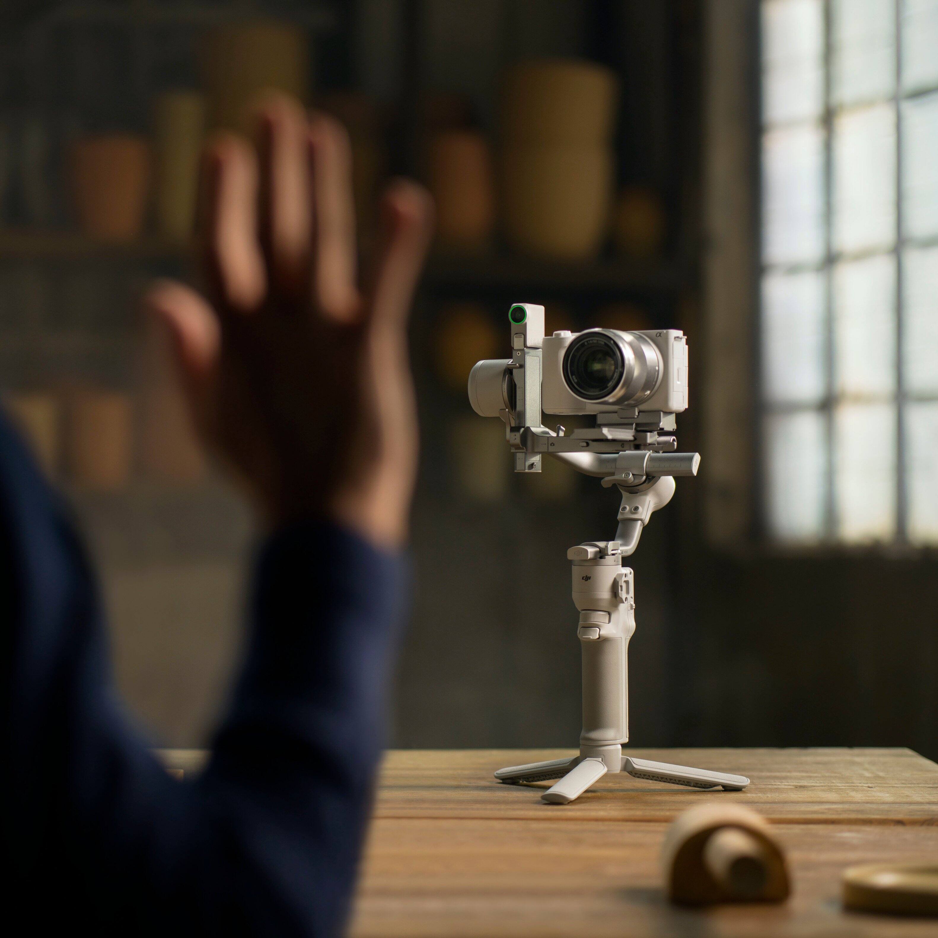 Alt View 6. DJI - RS 4 Mini 3-Axis Gimbal Stabilizer - Gray.