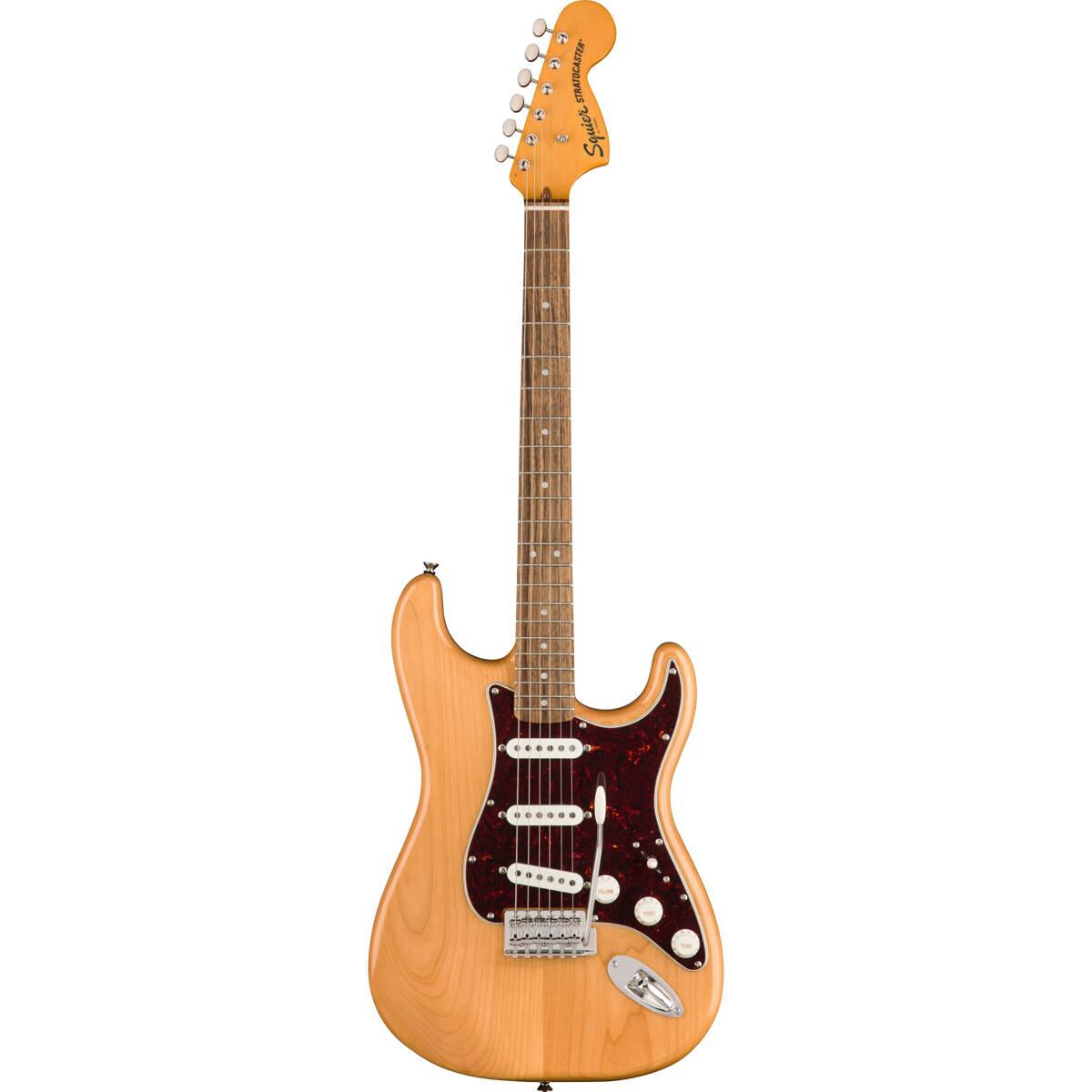 Squier - Classic Vibe '70s Stratocaster Electric Guitar, Indian Laurel Fingerboard, Natural