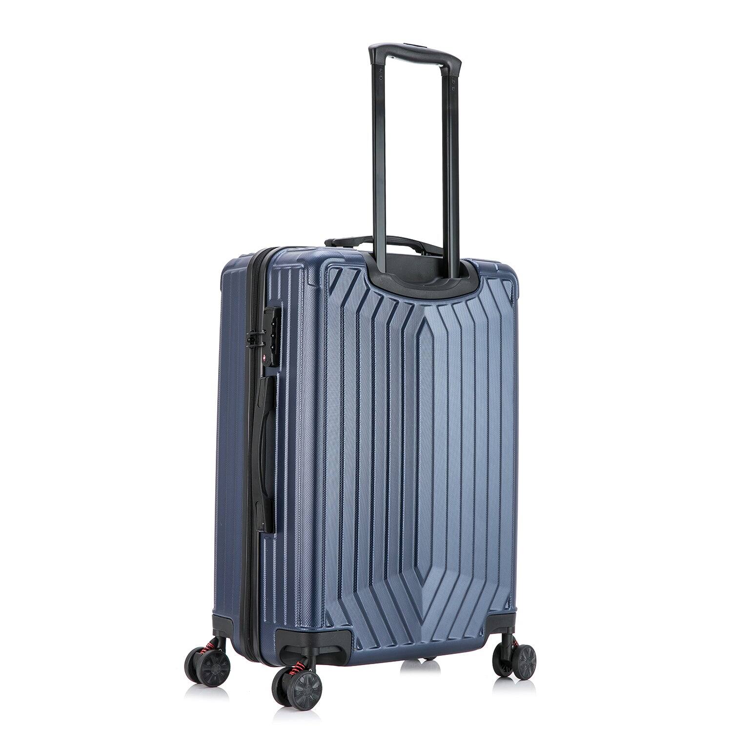 Alt View 1. DUKAP - STRATOS lightweight hardside Spinner Luggage 24" - BLUE.