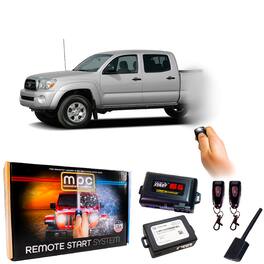 MPC - Remote Start Kit For Toyota Tacoma 2005-2010 | 1-Button Remotes | Key to Start - Black