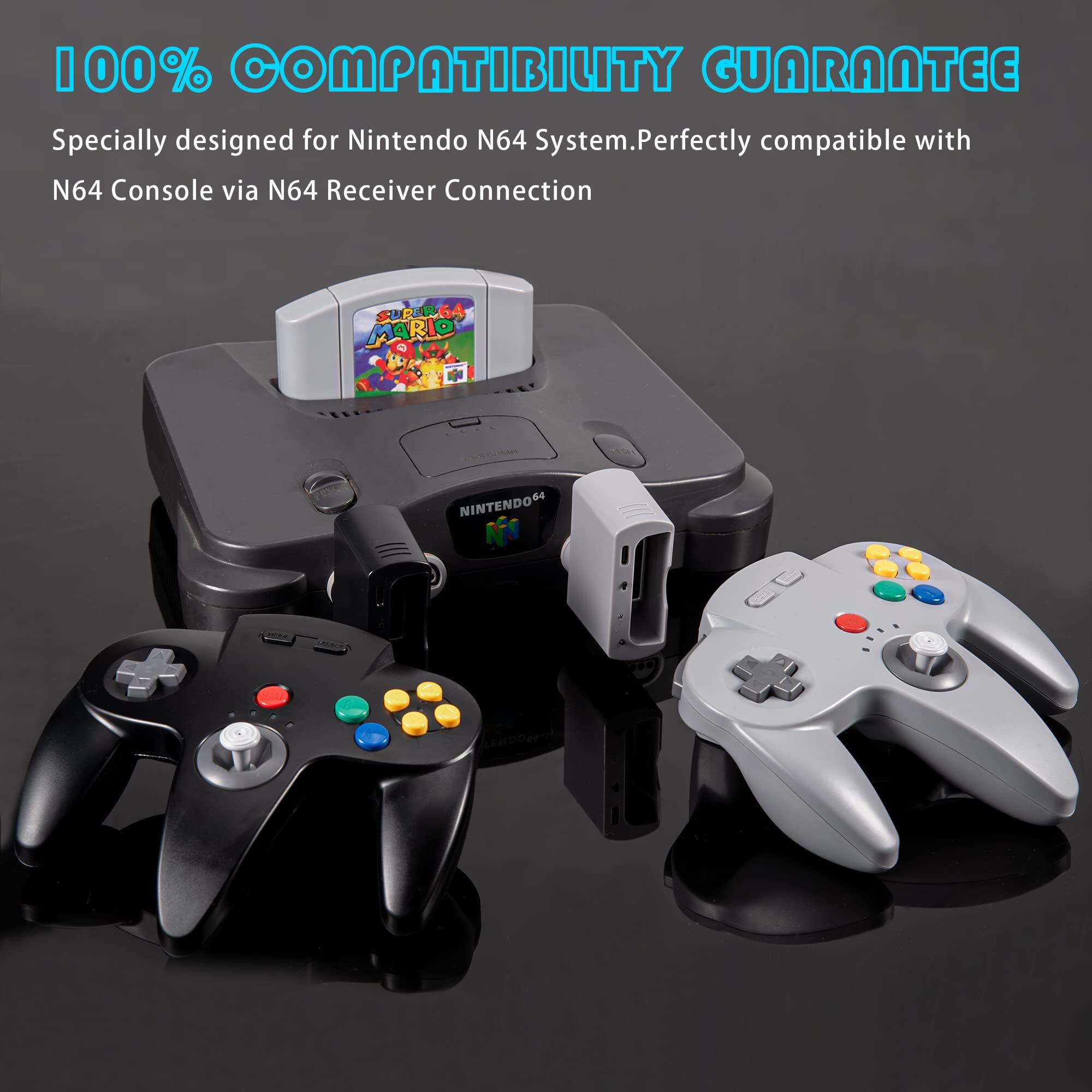 100% COMPATIBILITY GUARANTEE

Specially designed for Nintendo N64 System. Perfectly compatible with N64 Console via N64 Receiver Connection