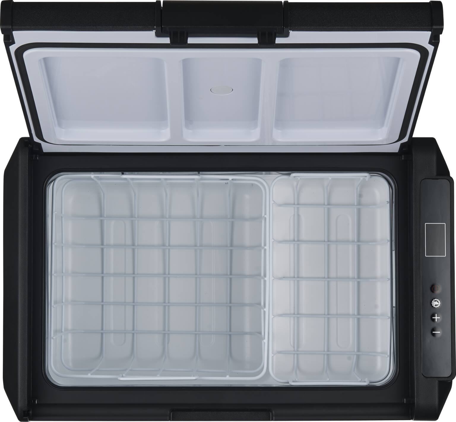 Angle. Explorer Bear - Explorer Bear EX50B 52.8QT/50L 12/24V Portable Electric Fridge Freezer - Matte Black.