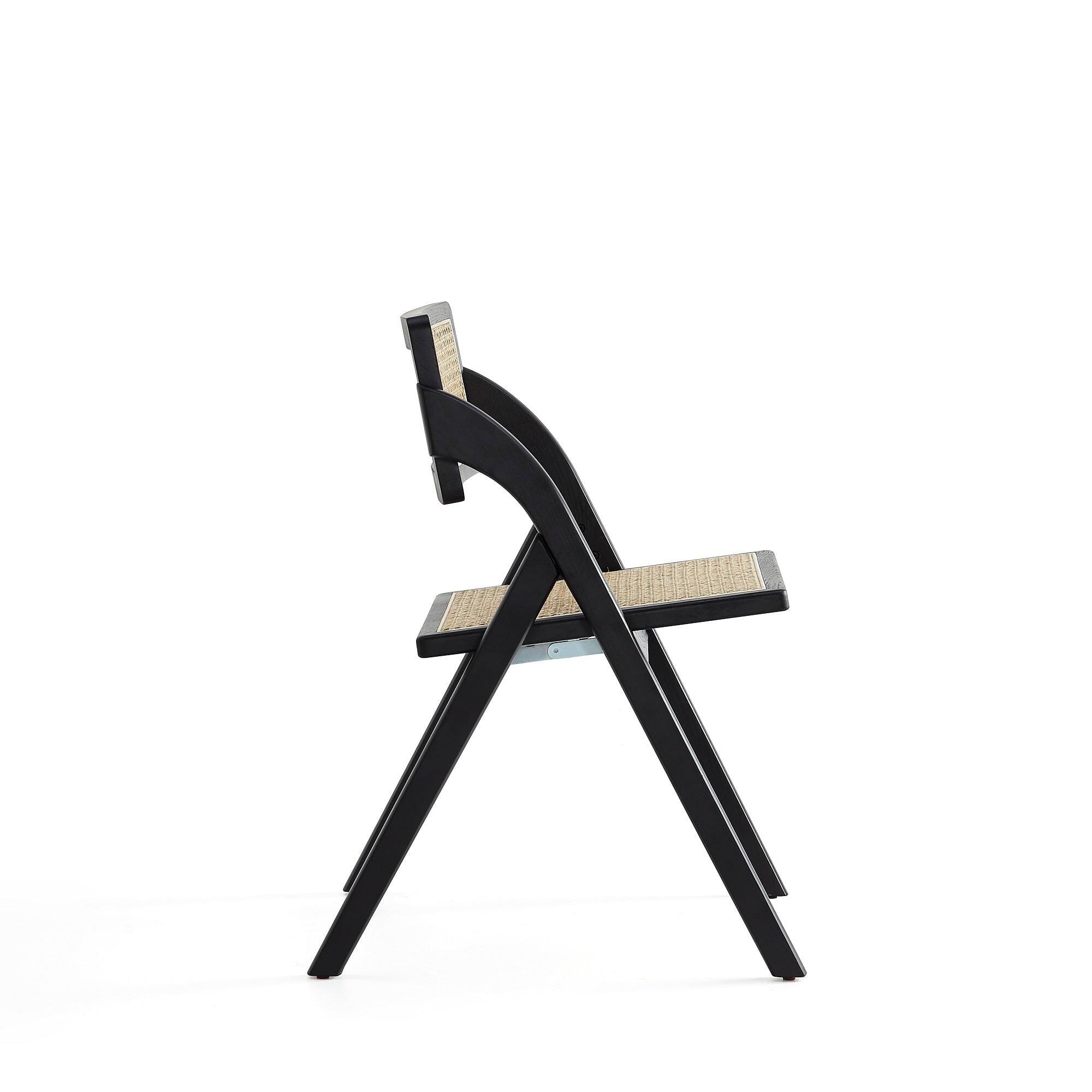 Manhattan Comfort Lambinet Industry Chic Wood Folding Chair Set of 2 ...
