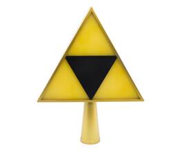 Halo - The Legend of Zelda 7-Inch Triforce Light-Up Holiday Tree Topper Decoration - Yellow