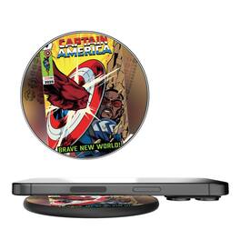 Keyscaper - Marvel Classic Cover 15-Watt Wireless Charger - Sam Wilson Captain America