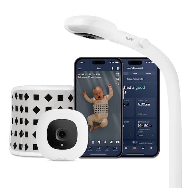 Nanit - Pro Smart Baby Monitor & Floor Stand - White