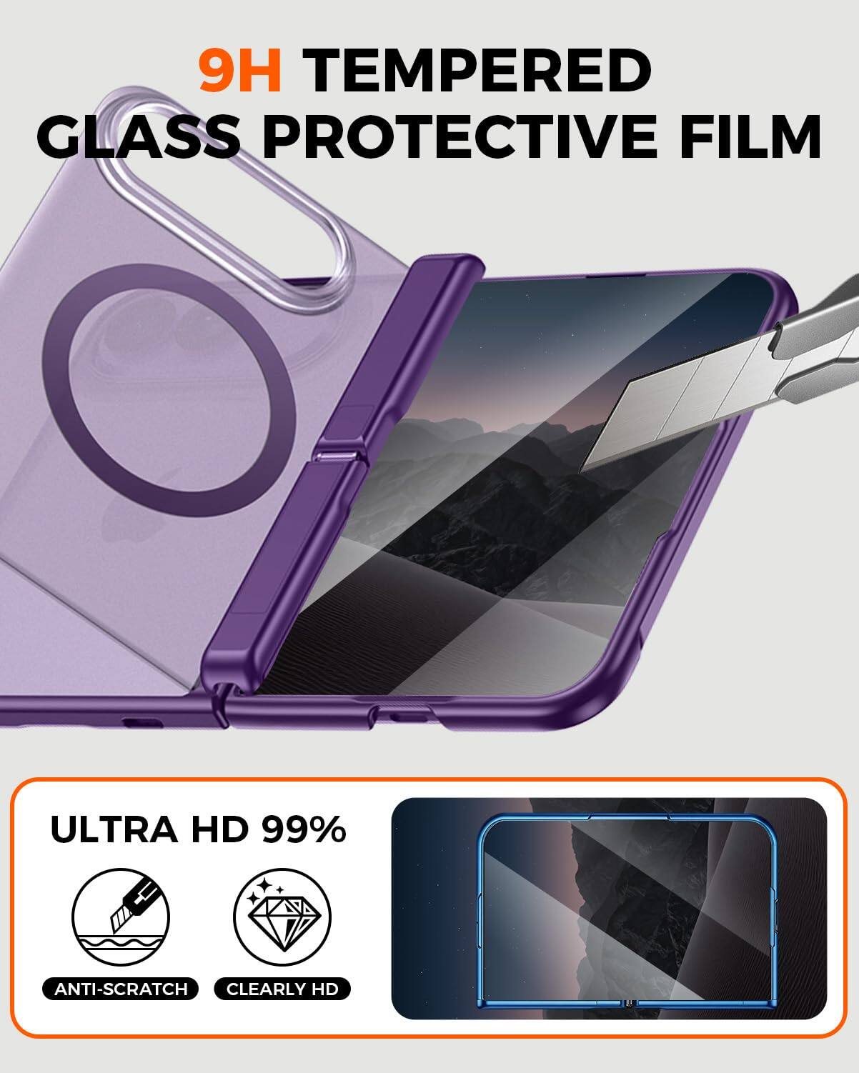 9H Tempered Glass Protective Film

Ultra HD 99%
Anti-Scratch
Clearly HD