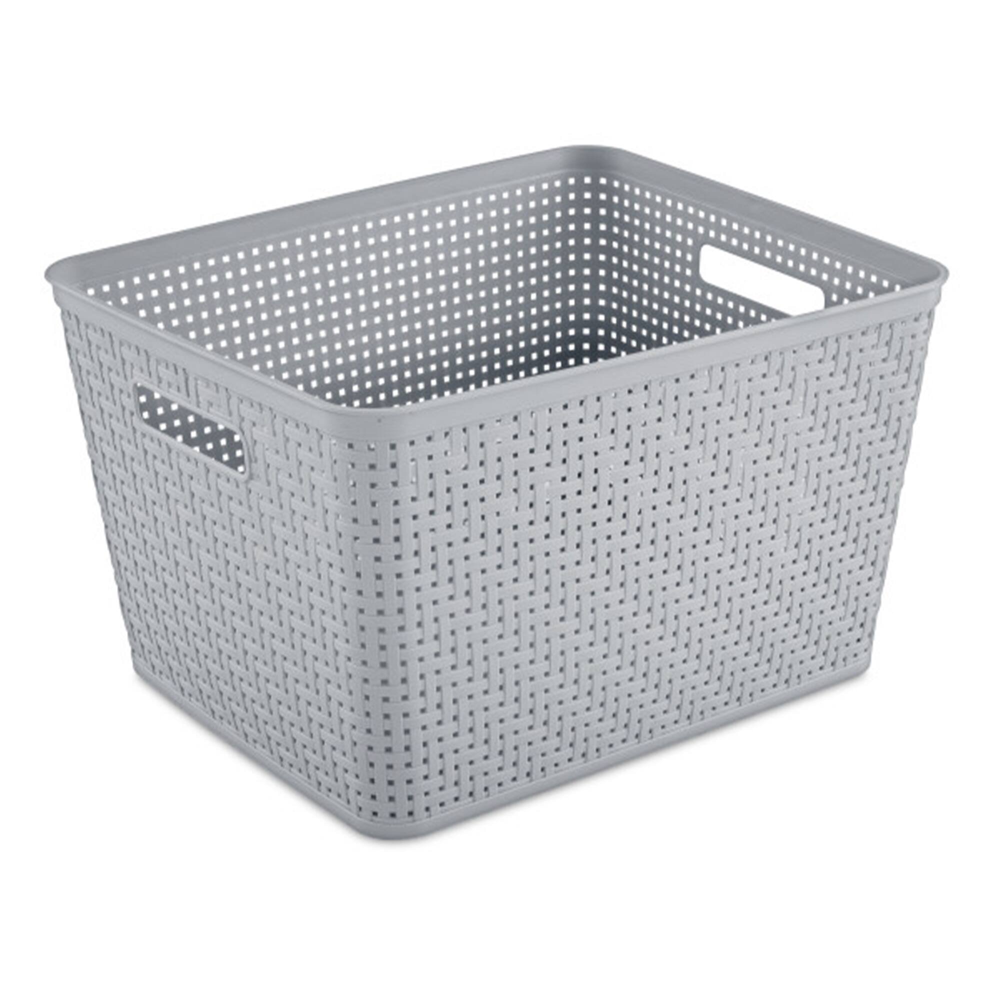 Alt View 1. Sterilite - Sterilite 14"Lx8"H Woven Rectangular Tall Basket for Home Organization (24 Pack) - Tall Basket.