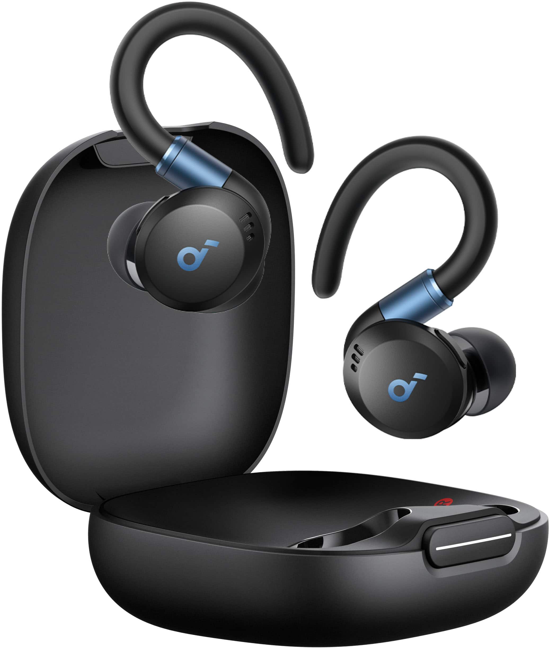 Alt View 13. Soundcore - by Anker Sport X20 True Wireless Noise Cancelling Earbuds - Black.
