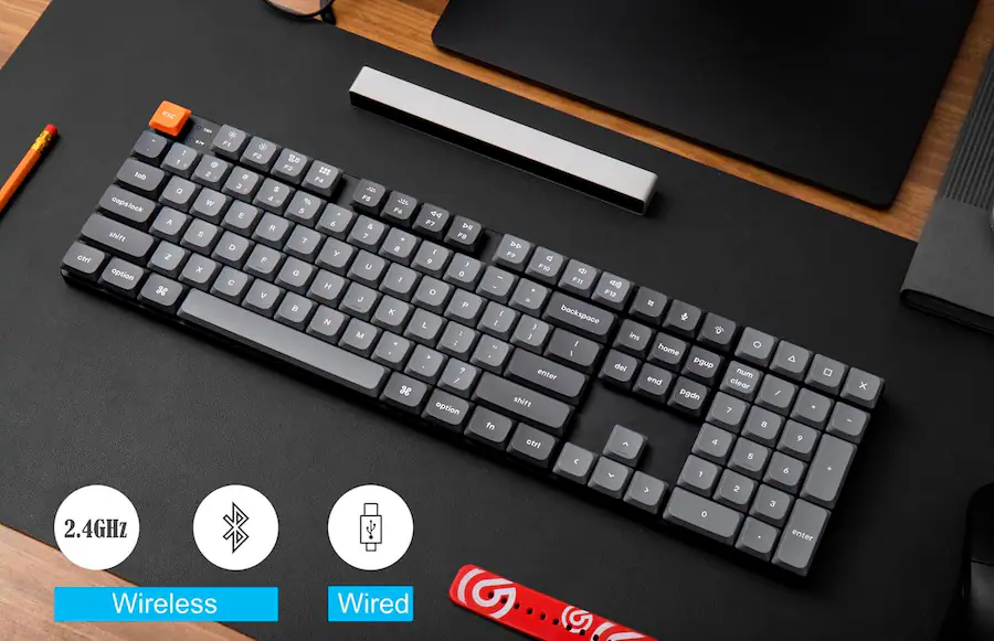 Keychron K5 Max 100% Custom Wireless RGB Mechanical Keyboard with ...