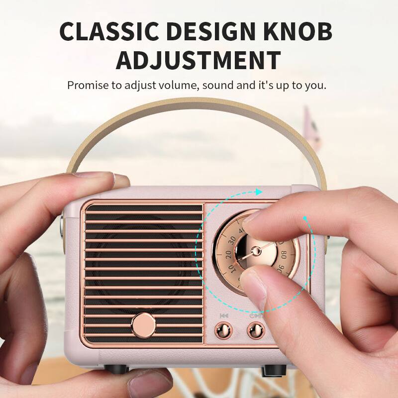 CLASSIC DESIGN KNOB ADJUSTMENT  
Promise to adjust volume, sound and it's up to you.