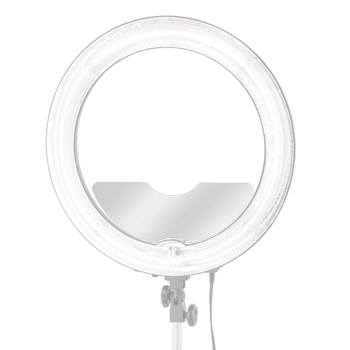 Alt View 1. Flashpoint - Flashpoint Beauty Mirror for the Flashpoint 19" 600W 5500K Dimmable Fluorescent Ring Light.