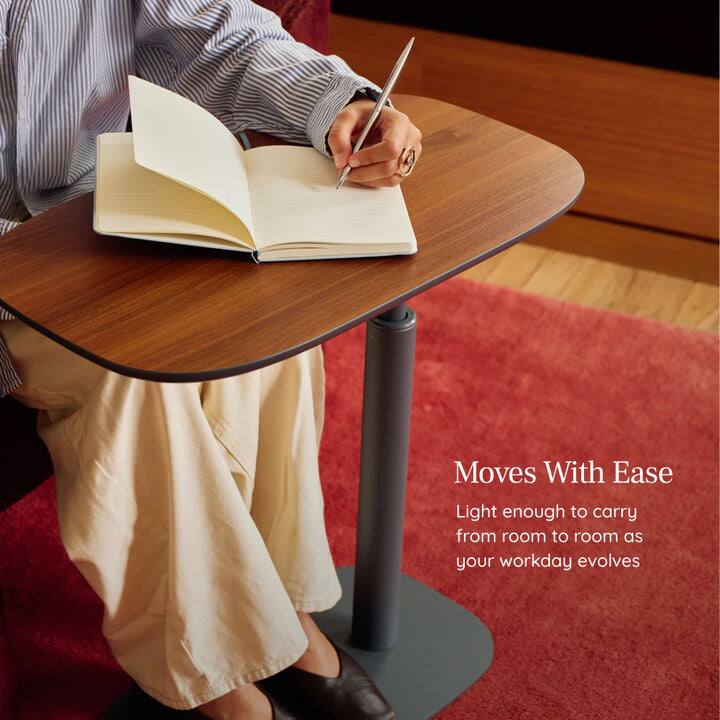 Moves With Ease  
Light enough to carry from room to room as your workday evolves