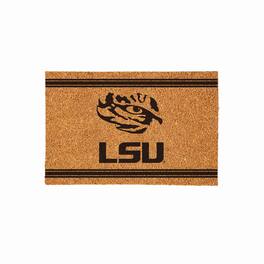 Evergreen Enterprises - LSU Tigers 24" x 36" Outdoor Monochrome Team Logo Coir Mat - Brown