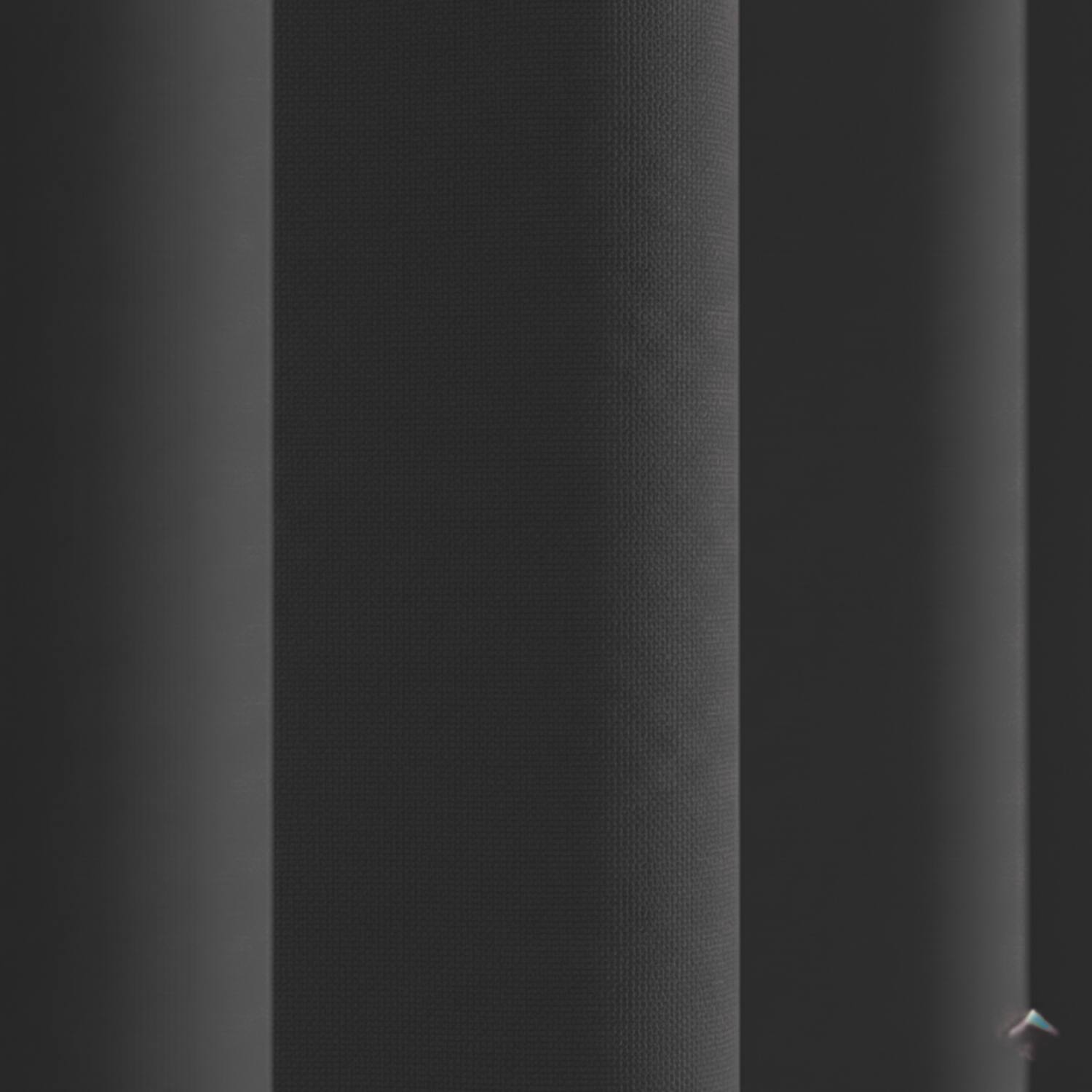 Alt View 2. RT Designers Collection - RT Designers Collection 100% Polyester Twilight Blackout Rod Pocket Curtain Panel 54" x 84" Charcoal - Charcoal.