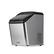 Alt View 27. NewAir - 30 Lb. Countertop Nugget Ice Maker - Slim Design, Self-Cleaning Function, Automatic Water Line and Refillable Water Tank - Stainless Steel.
