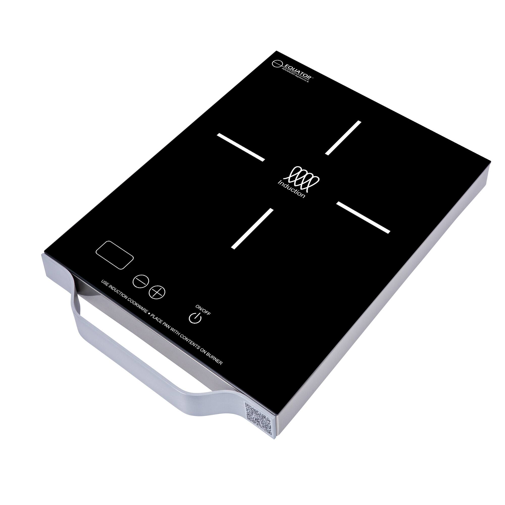 EQUATOR  
Induction  

USE INDUCTION COOKWARE - PLACE PAN WITH CONTENTS ON BURNER  

ON/OFF