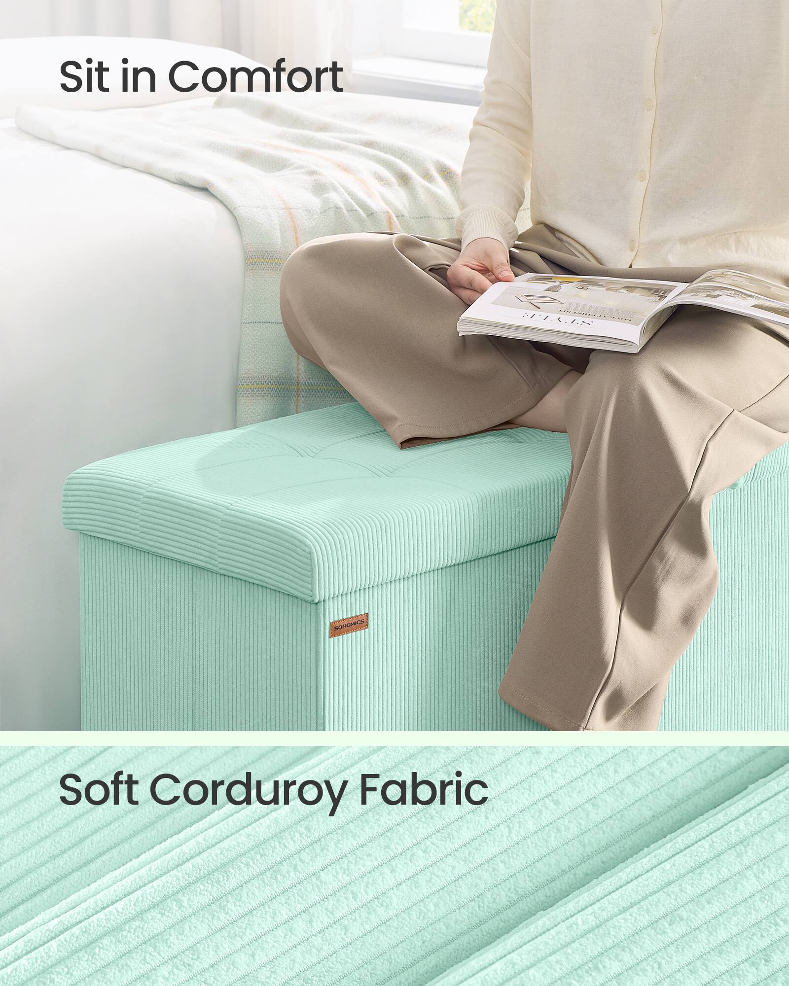 Sit in Comfort

Soft Corduroy Fabric