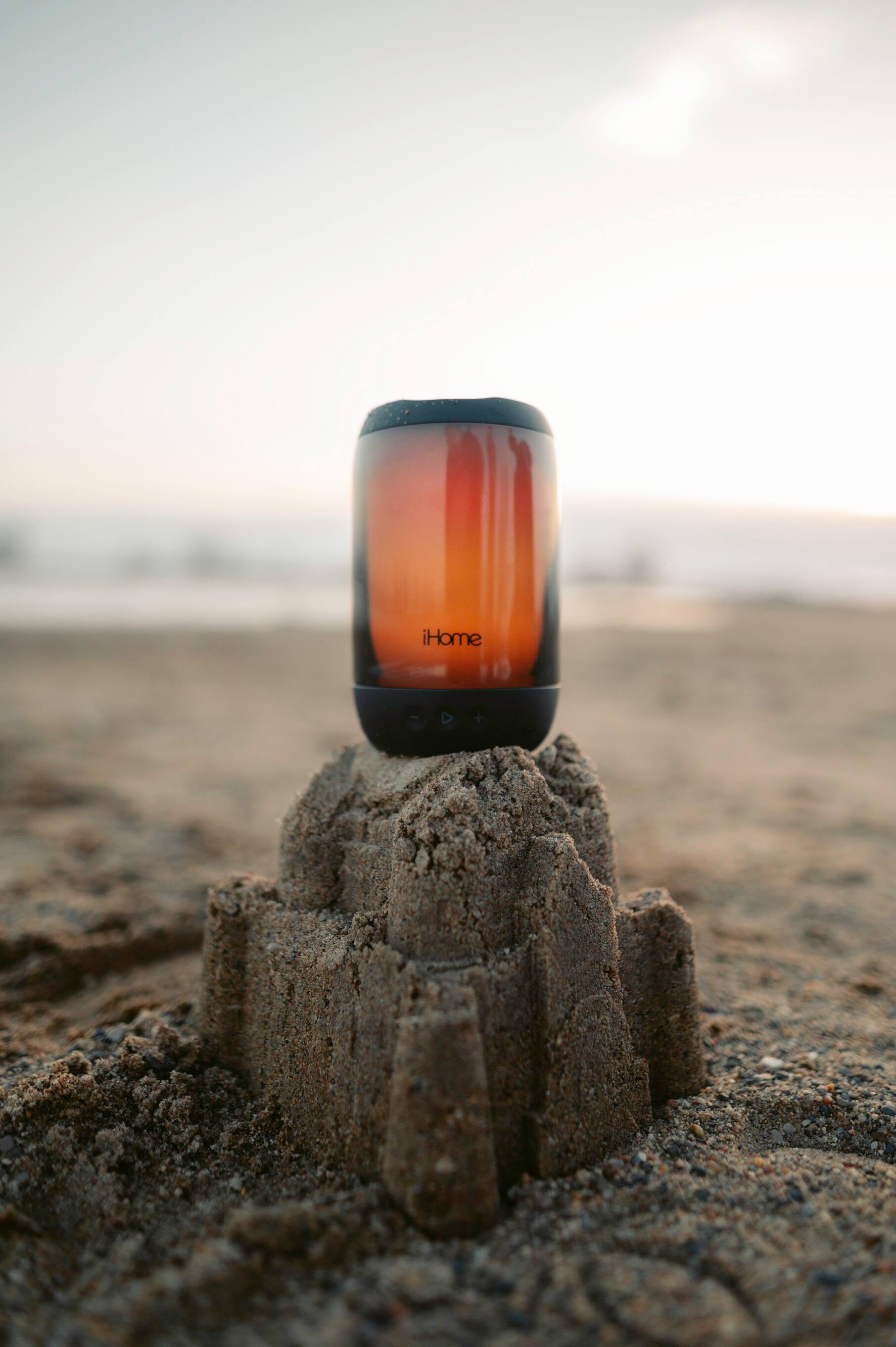 Alt View 18. iHome - Rechargeable Waterproof Bluetooth Speaker - Black.