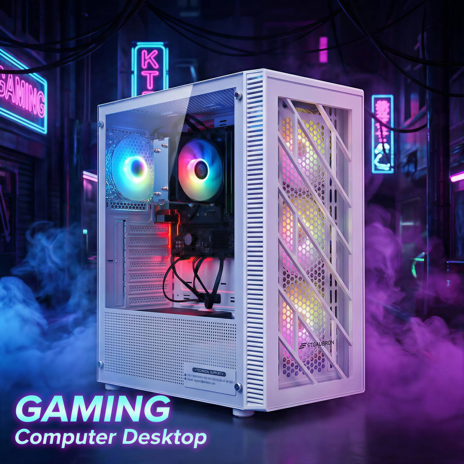 BARING K T STGAUBRON FCONOLSPO- UNA SUGT + m - To -   . - GAMING Computer Desktop
