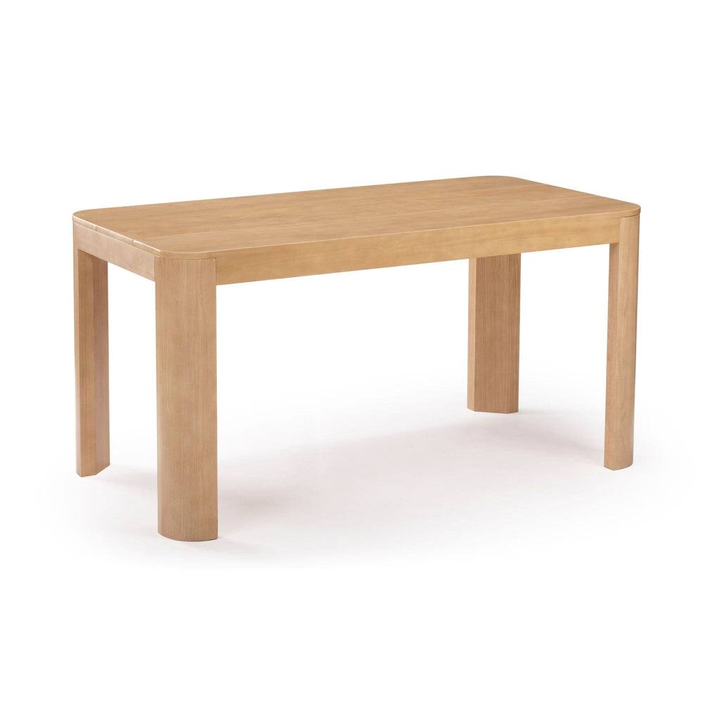 Alt View 2. Plank+Beam - Contour Dining Table (60in / 1524mm), Blonde - Blonde.