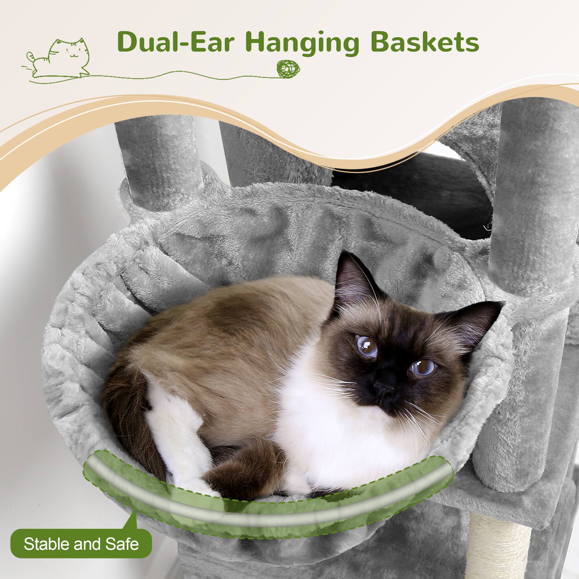 Dual-Ear Hanging Baskets  
Stable and Safe