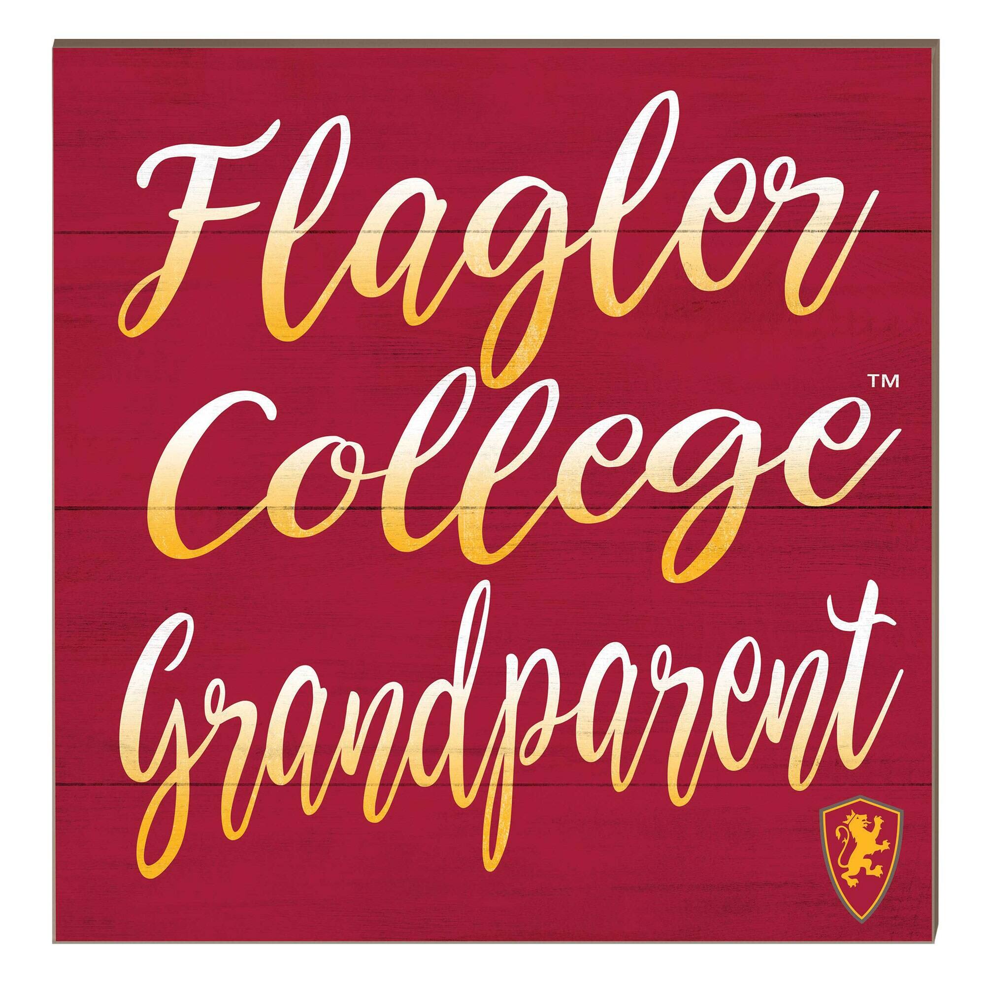 Jardine - Flagler Saints 10" x 10" Grandparent Plaque - Red