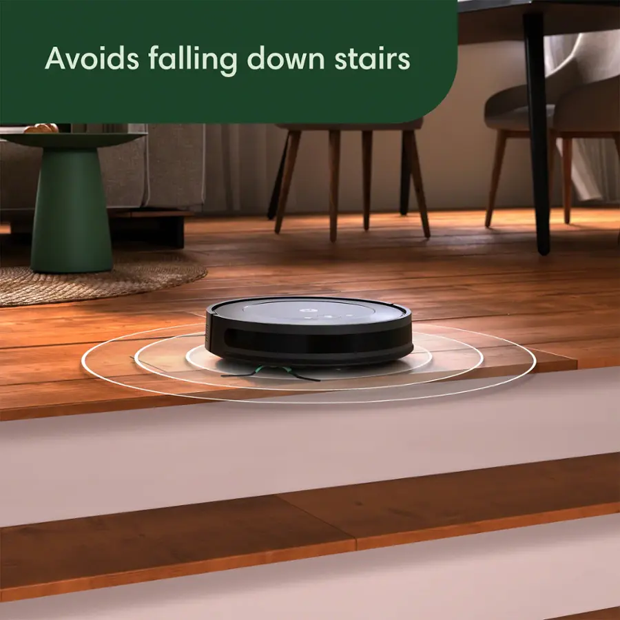 Avoids falling down stairs.