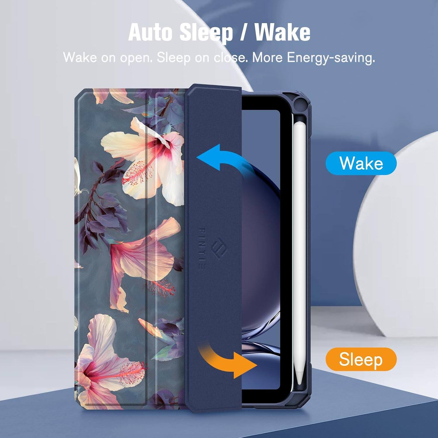 Auto Sleep / Wake  
Wake on open. Sleep on close. More Energy-saving.