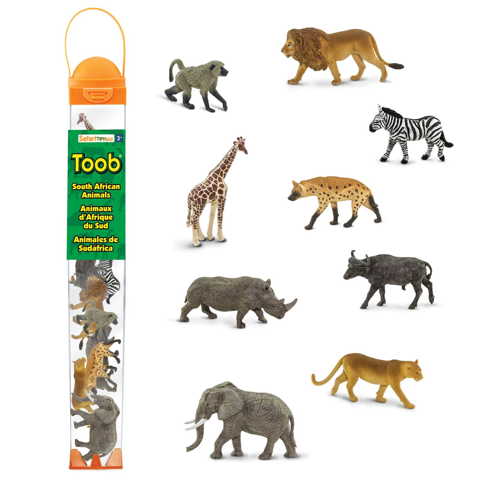 SafariToob  
Toob  
South African Animals  
Animaux d'Afrique du Sud  
Animales de Sudáfrica