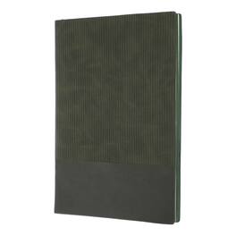 Unique Bargains - Hardcover Leather Lined Journal, 100 Pages 8.3x5.7" A5 Lined Diary Notebook for Office Home Writing - Green