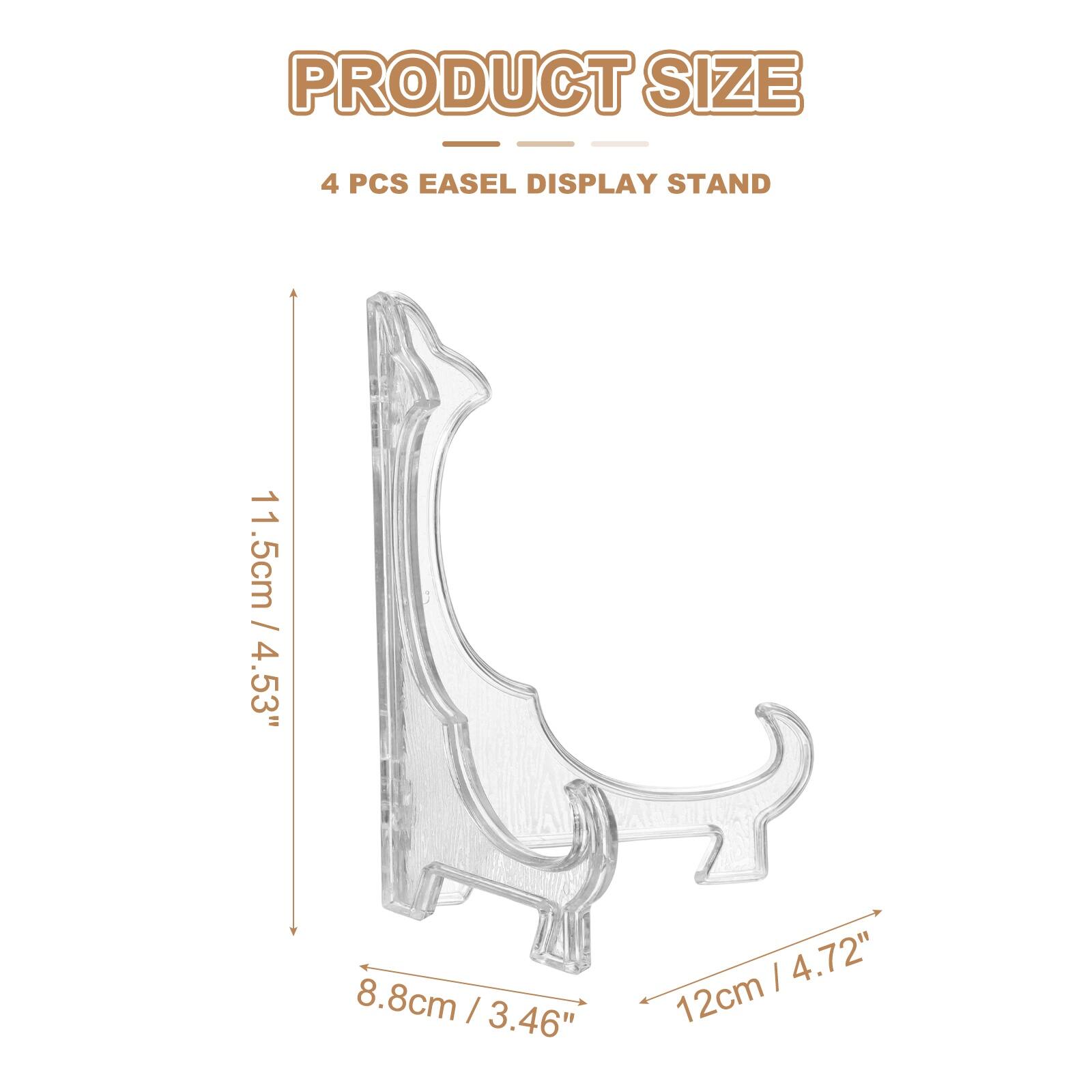 PRODUCT SIZE - 4 PCS EASEL DISPLAY STAND  
11.5cm / 4.53"  
8.8cm / 3.46"  
12cm / 4.72"