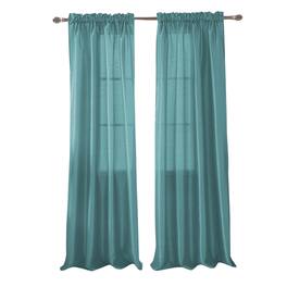 RT Designers Collection - Nikki Premium Rod Pocket Curtain Panel 54" x 95" - Teal