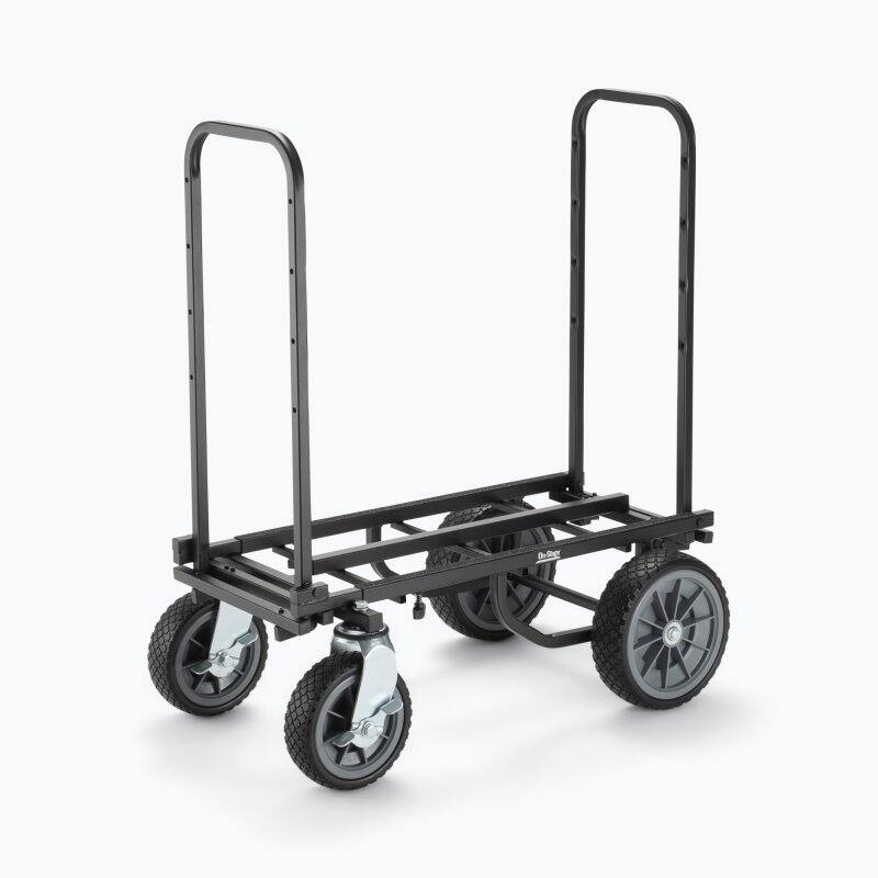 Front. On Stage Stands - On-Stage UTC5500 All-Terrain Utility Cart (Rolling Dolly Handcart, Heavy-Duty, Capacity 550LBs, Adjustable Length, - "NA".