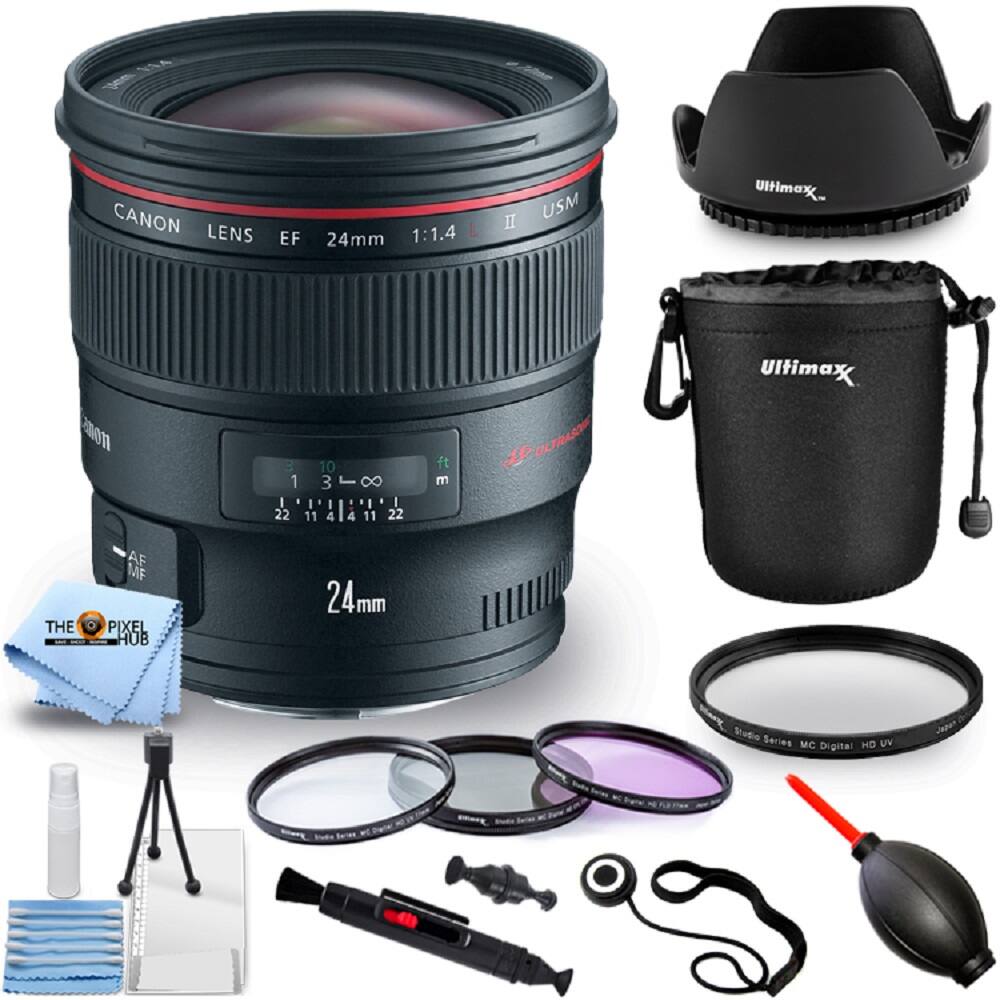 CANON LENS  
EF  
1:1.4 L 24mm  
USM  
Ultimaxx  
mon  
8 1 22  
10 3 8 11 4 4 11 22  
ft m  
AP-ULTRASHI  
Ultimax  
THE -  
AF MF PIXEL HUB  
24mm  
Studio Series UV MC Digital HD