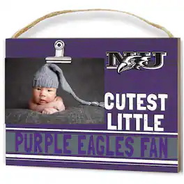 Jardine - Niagara Eagles 8'' x 10'' Cutest Little Weathered Logo Clip Photo Frame - Purple