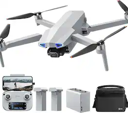 Holy Stone - HS790 4K GPS Camera Drone with 3-Axis Gimbal, 60-Min Flight and 30,000-Ft Long Range - White