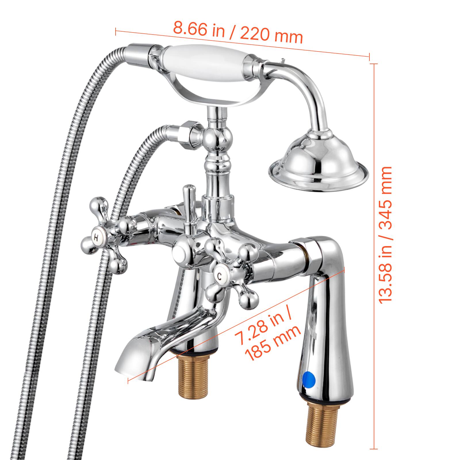 8.66 in / 220 mm  
H  
C  
7.28 in / 185 mm  
13.58 in / 345 mm