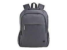 Front. HP - Prelude Pro Laptop Backpack, Polyester - Gray/Silver.