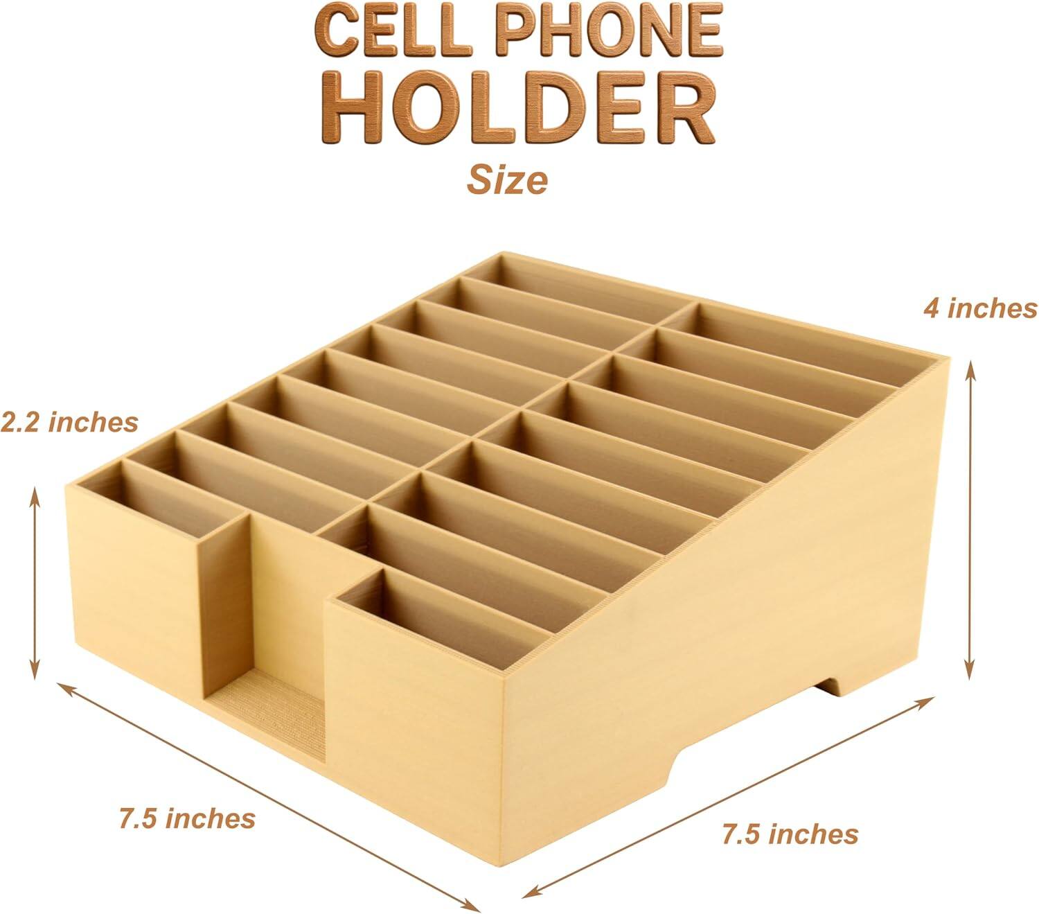 CELL PHONE HOLDER  
Size  
4 inches  
2.2 inches  
7.5 inches  
7.5 inches