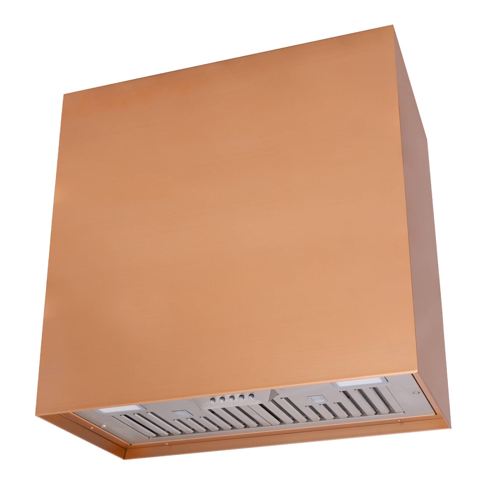 Front. Akicon - Akicon 30-in 600-CFM Ducted Copper Wall-Mounted Range Hood with Charcoal Filter - Copper.