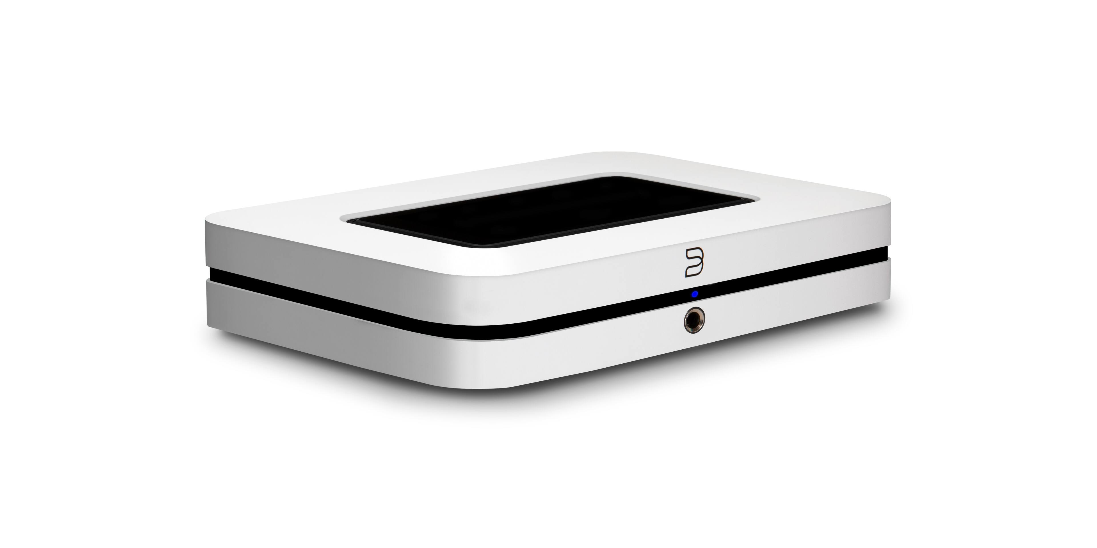 Angle. Bluesound - NODE Wireless Hi-Res Streaming Media Player with ESS Sabre HiFi DAC - White.