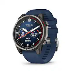 Garmin - quatix 8 AMOLED Marine GPS Smartwatch 47mm Fiber-reinforced polymer - Titanium - (2025)